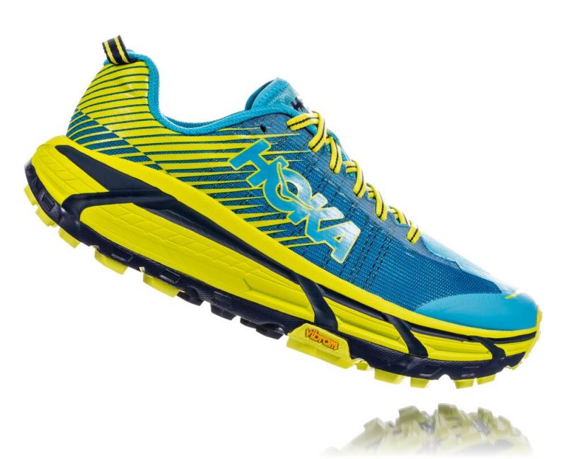 Hoka One One EVO Mafate 2 - Tenis Corrida Trilha Homem Azuis | PT-cfpyIMg